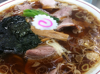 「青島チャーシュー+茹でほうれん草」@青島食堂 秋葉原店の写真