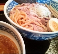 「肉つけ麺（850円）」@つけ麺 秋山の写真