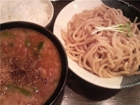 「【夏の限定】赤カリーつけ麺+味玉+ライス」@つけ麺 弐☆゛屋の写真