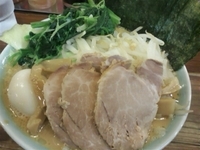 「味噌ラーメン（レンソウ増し）780円+激得トッピング250円」@壱六家 大森店の写真