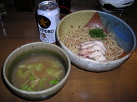 「夏季限定「冷やし梅つけめん（￥850）」」@むろやの写真