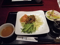 「冷やし坦々麺」@健康中華庵 青蓮 横浜西口店の写真