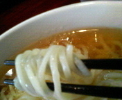 「かけラーメン（白）300円 + ダブル100円 + ホウレン草5」@自然洞 麺舗の写真