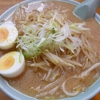 「みそらーめん (ゆで玉子トッピング)」@らーめんやっこの写真