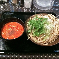 「冷やし担々つけめん（大盛600g←茹で上がり後・氷締め￥930）」@三ツ矢堂製麺 吉祥寺店の写真