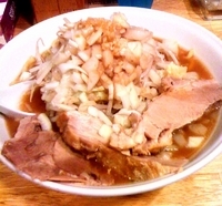 「新天地ラーメン大豚+あぶら+ニンニク」@ラーメン新天地の写真