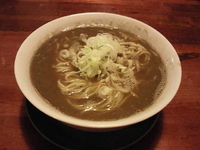 「煮干しそば」@あってりめんこうじの写真