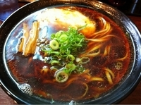「大阪ブラック 大盛 太麺」@金久右衛門 四天王寺店の写真