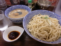 「辛つけめん特盛（400g）」@つけ麺 紋次郎 福島本店の写真