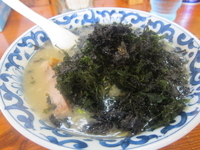 「岩のりラーメン（650円）」@がんこや かるがんラーメン つくば店の写真