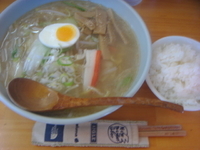 「タンメン+半ライス」@ミッキーズハウスの写真