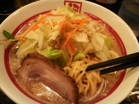 「野菜らーめん（680円）+おじやセット（200円）」@千石自慢ラーメン 西巣鴨店の写真