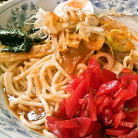 「元祖たれそば￥550 +  印度カレーパーツ￥150」@江戸川橋大勝軒の写真