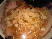 「塩ラーメン（エビ油）￥700」@宗家一条流がんこラーメン 十八代目の写真