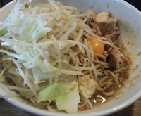 「油そば（ニンニク少し）+カレールー」@らーめん こじろう526 日暮里店の写真