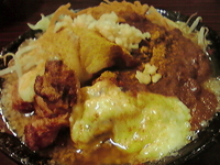 「カレー三郎+チーズ  ※期間・数量限定」@煮干 丸めの写真