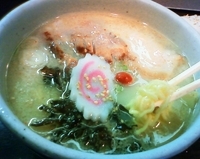 「塩らーめん」@らーめん 山頭火 渋谷店の写真