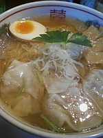 「塩ワンタン麺」@麺屋麦亭 神保町店の写真
