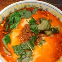 「坦々麺大辛ライス無し（￥580）」@四川屋台の写真