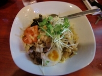 「男の油そば塩」@こだわりラーメン びっくりの写真