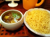 「牛すじカレーつけ麺」@麺舎 ヒゲイヌの写真