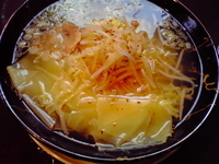 「塩ラーメン+ワンタン」@羅麺屋敷の写真