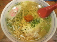 「ミニ赤湯味噌らーめん」@龍上海 新横浜ラーメン博物館店の写真