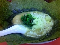 「のり玉ラーメン ￥800 （太麺）」@鹿島家 大森店の写真
