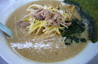 「ネギ味噌ラーメン 中盛 （麺硬め・脂多目） 850円」@ラーメンショップ 122号騎西店の写真