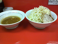 「小つけ麺（700円+100円）」@ラーメン 学の写真