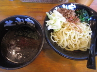 「黒胡麻坦々つけ麺（880円）」@ラーメン 大山家の写真