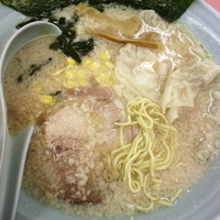 「ワンタンメン（麺硬め・アブラ多め）¥795」@ラーメンショップ 月夜野インター店の写真