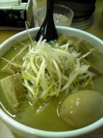 「味噌ラーメン￥750+味玉￥100」@味噌麺処 花道庵の写真