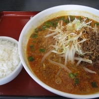 「坦々麺800円+半ライス100円」@中国四川食堂 飛龍の写真