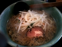 「赤味噌ラーメン+半ライス（800円）」@大穀の写真