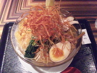 「辛味冷やしとりそば」@天神下 大喜 高円寺分店の写真