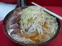 「味噌らーめん+ニンニク」@ラーメン二郎 松戸駅前店の写真