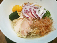 「限定 鶏出汁ジュレの冷製まぜ麺 白醤油仕立て」@町田汁場 しおらーめん 進化の写真
