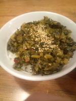 「こってりラーメン+高菜ご飯」@天下一品 大船店の写真