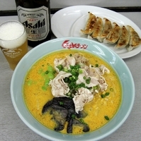 「冷しカレーラーメン」@くるまやラーメン 行田店の写真