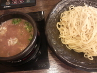 「宗庵鰹つけ麺（大盛り）」@とんこつらぁめん 宗庵 水道橋店の写真