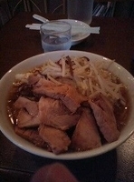 「豚入りラーメン（650円）」@にかいやの写真