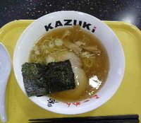 「醤油ラーメン（750円）」@JAL PLAZA 羽田空港 7番ゲートショップの写真