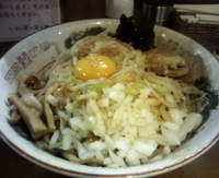 「油めん 大盛り」@らーめん ぽっぽっ屋 水道橋店の写真