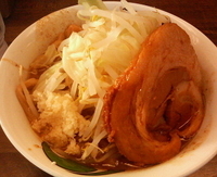 「雷そば、ニンニク680円」@雷 北松戸本店の写真