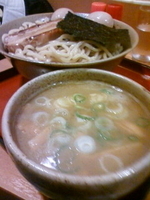 「渓つけ麺Ⅱ+大盛り+味玉」@食処 渓の写真