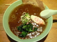 「カレーラーメン650円+餃子350円」@万両の写真