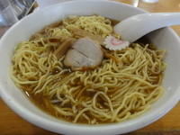 「中華そば（麺かため）500円」@赤坂味一の写真