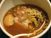 「海老そば味玉つき（850円）」@二代目 けいすけ 海老そば外伝の写真