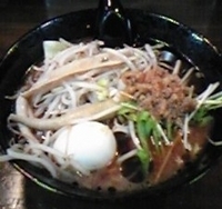 「味玉黒味噌らーめん（700円）」@らーめんバザールの写真